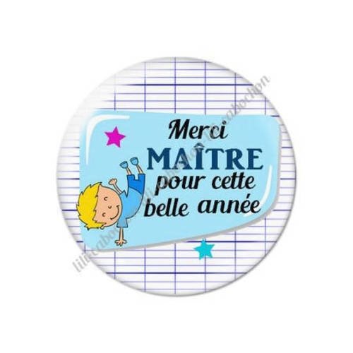 Cabochon résine a coller 25 mm maître s10 