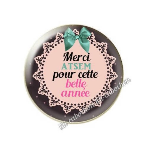 Cabochon résine a coller 25 mm pour atsem m65 