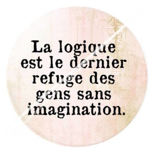 Cabochon résine a coller 25 mm citation 6 