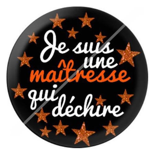 Cabochon résine a coller 25 mm pour ma maîtresse qui déchire 15 