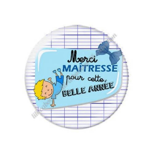 Cabochon résine a coller 25 mm maîtresse t65 