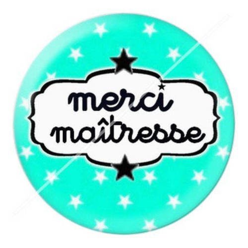 Cabochon résine a coller 25 mm maîtresse e5 