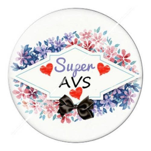 Cabochon résine a coller 25 mm pour avs b8 