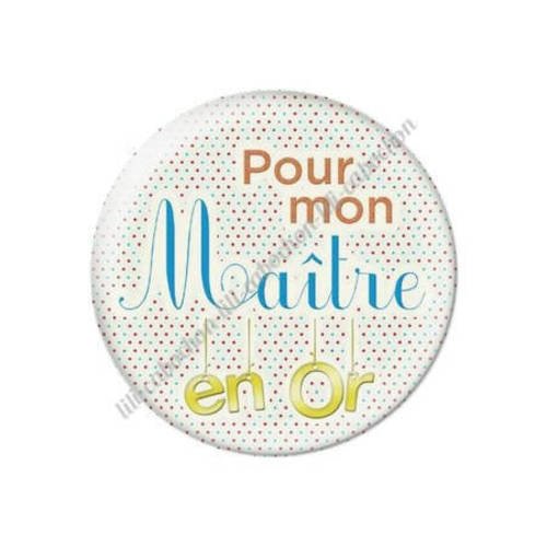 Cabochon résine a coller 25 mm maître s36 