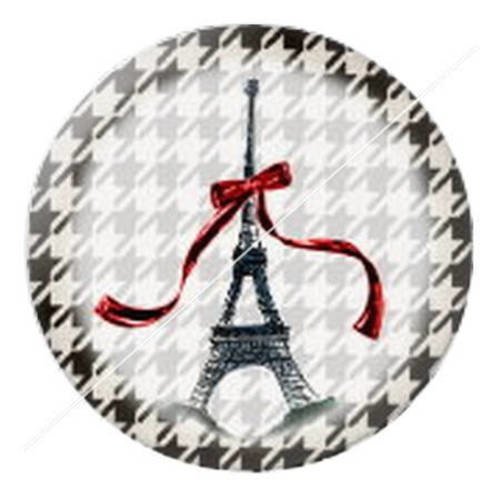 Cabochon résine a coller 25 mm mamzelle coco 6 