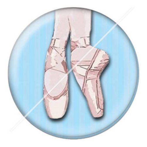 Cabochon résine a coller 25 mm prof de danse 12 