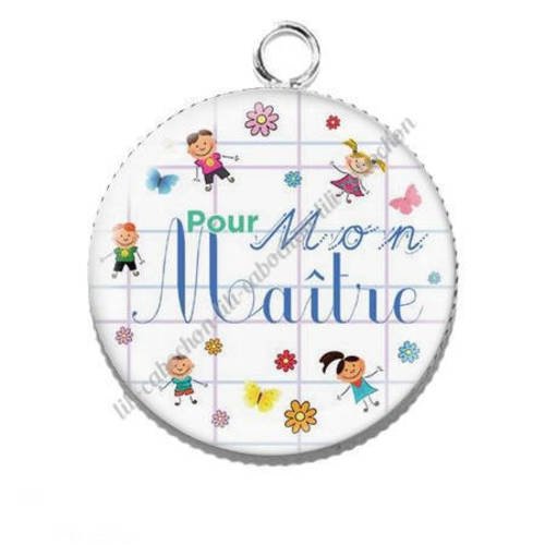 Cabochon résine a coller 25 mm maître k47 