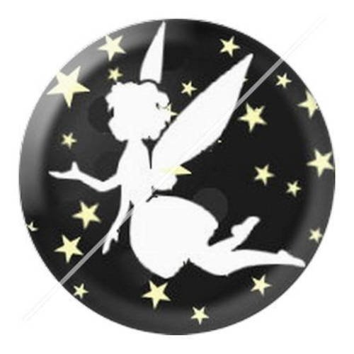 Cabochon résine a coller 25 mm fille fille étoile fée 3 