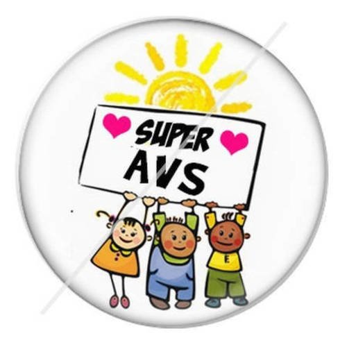 Cabochon résine a coller 25 mm pour avs 1 