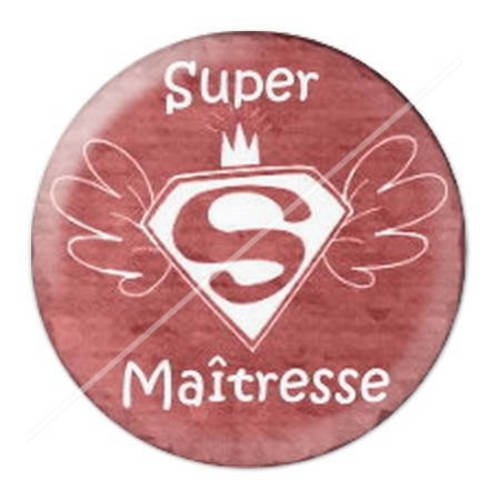 Cabochon résine a coller 25 mm pour maîtresse 1 