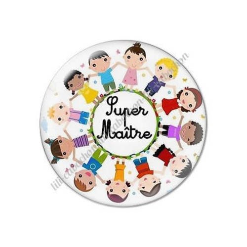 Cabochon résine a coller 25 mm maître s20 