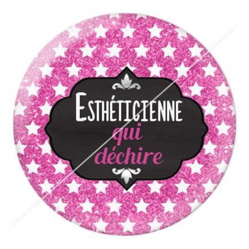 Cabochon résine a coller 25 mm coiffeuse esthéticienne 5 