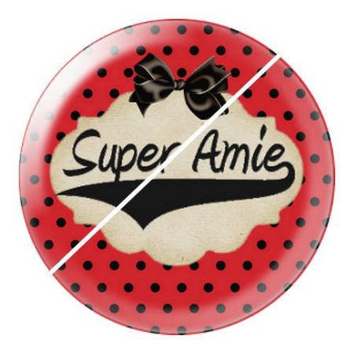 Cabochon résine a coller 25 mm ma meilleure amie 5 