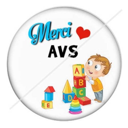 Cabochon résine a coller 25 mm pour avs 4 