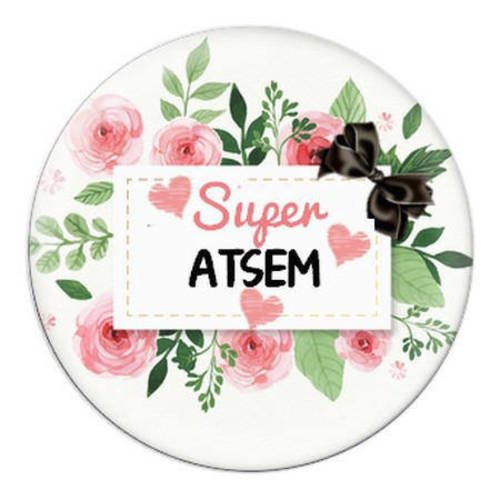 Cabochon résine a coller 25 mm pour atsem b2 