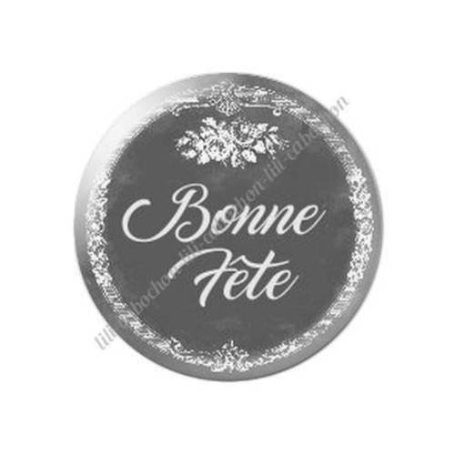 Cabochon résine a coller 25 mm maman v46 