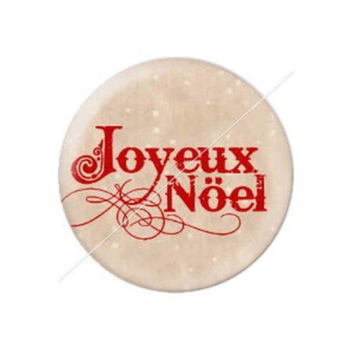 Cabochon résine a coller 25 mm joyeux noël bonnes fêtes 26 