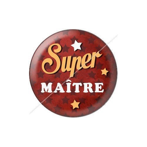 Cabochon résine a coller 25 mm maître j19 