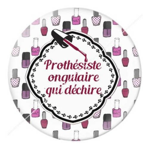 Cabochon résine a coller 25 mm prothésiste ongulaire 8 