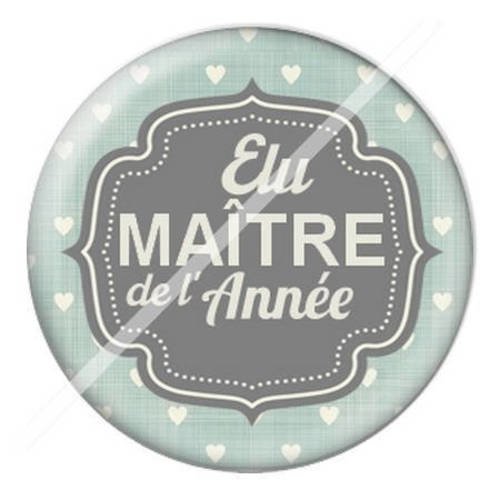 Cabochon résine a coller 25 mm pour maître 11 