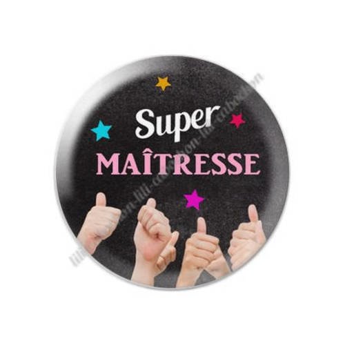 Cabochon résine a coller 25 mm maîtresse t88 