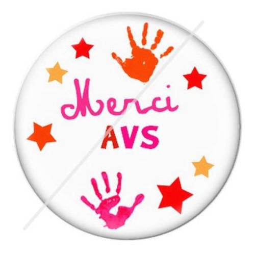 Cabochon résine a coller 25 mm pour avs 8 