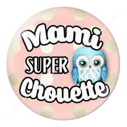 Cabochon résine a coller 25 mm pour mami 6 