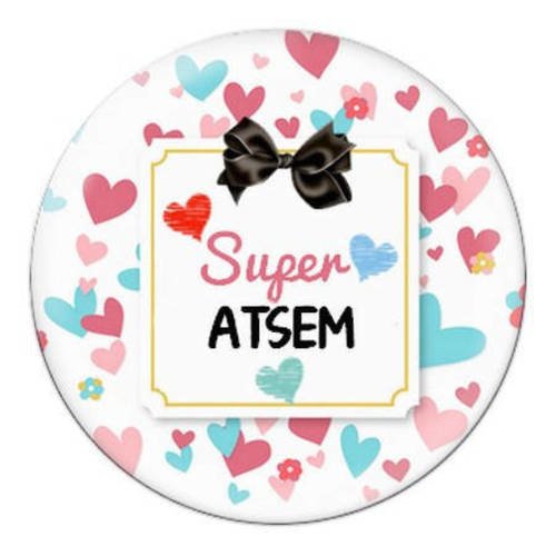 Cabochon résine a coller 25 mm pour atsem b10 