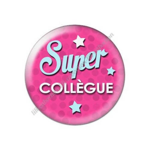 Cabochon résine a coller 25 mm super collègue 53 