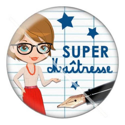 Cabochon résine a coller 25 mm pour maîtresse a22 