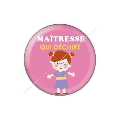 Cabochon résine a coller 25 mm maîtresse j3 