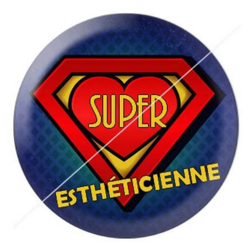 Cabochon résine a coller 25 mm esthéticienne 