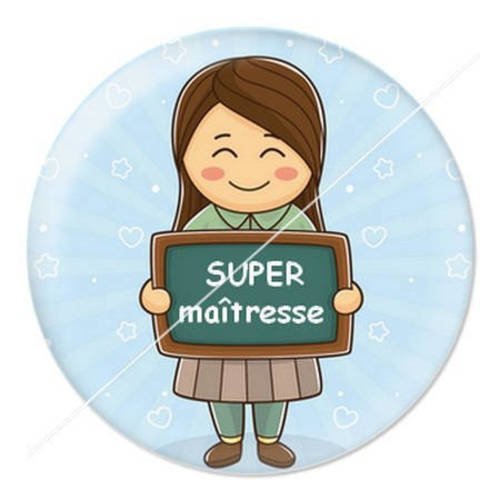 Cabochon résine a coller 25 mm maîtresse f13 