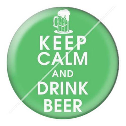 Cabochon résine a coller 25 mm keep calm 6 