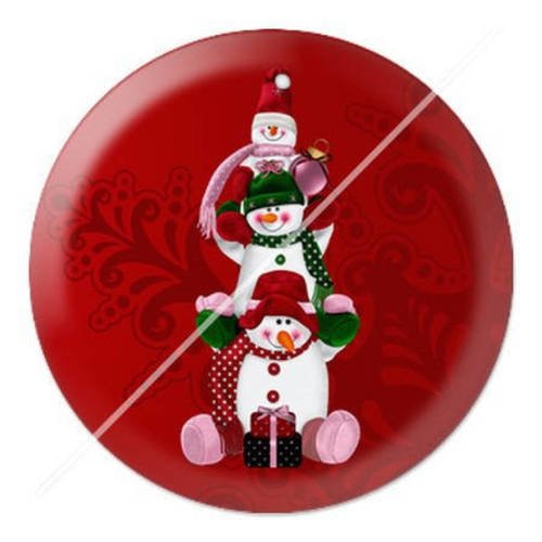 Cabochon résine a coller 25 mm noël f2 