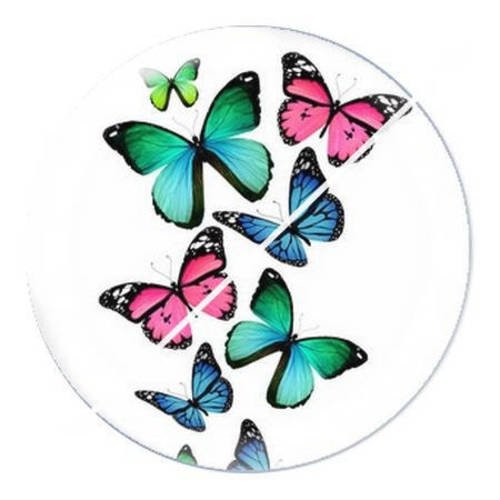 Cabochon résine a coller 25 mm papillon e3 