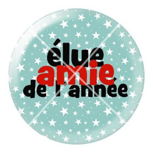 Cabochon résine a coller 25 mm ma meilleure amie 15 