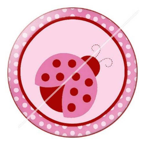 Cabochon résine a coller 25 mm coccinelle 11 