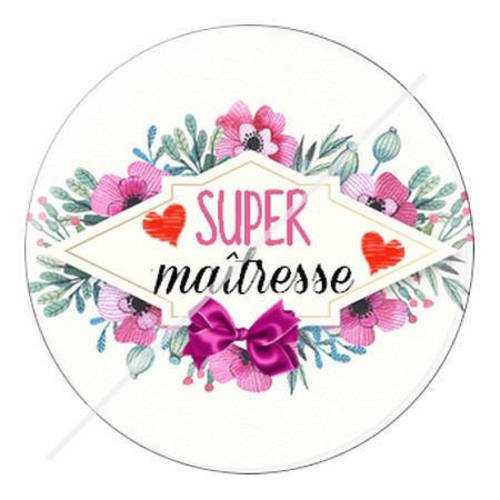 Cabochon résine a coller 25 mm pour maîtresse s5 