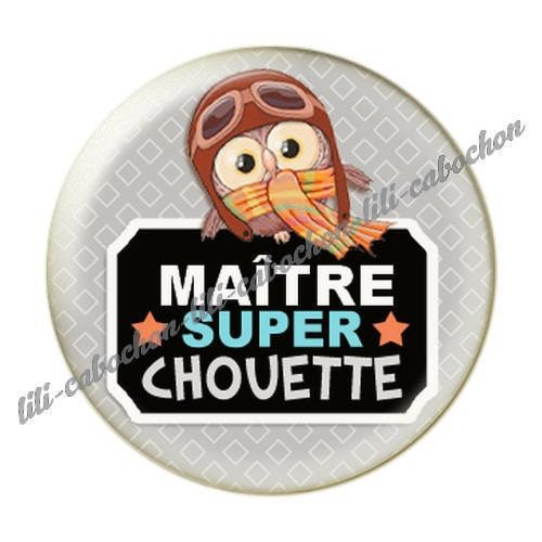 Cabochon résine a coller 25 mm maître i18 