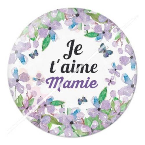 Cabochon résine a coller 25 mm mamie 7 