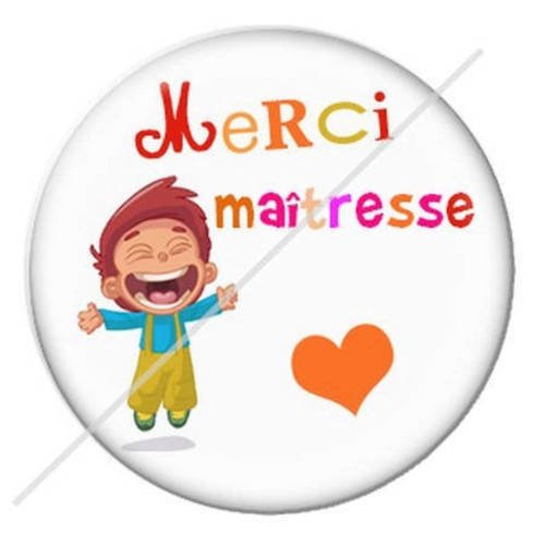 Cabochon résine a coller 25 mm pour maîtresse b6 