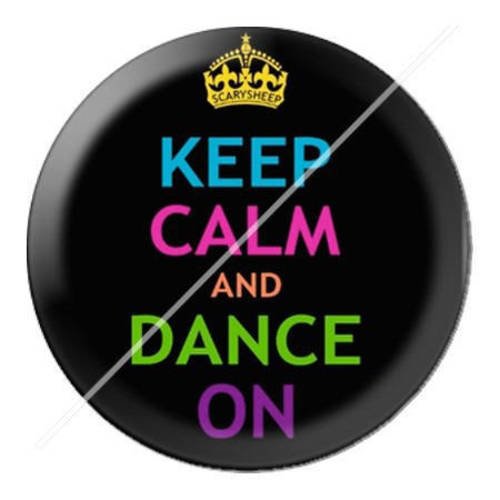 Cabochon résine a coller 25 mm keep calm 11 