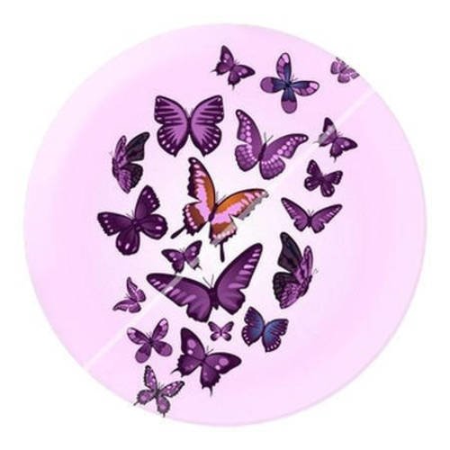 Cabochon résine a coller 25 mm papillon e7 