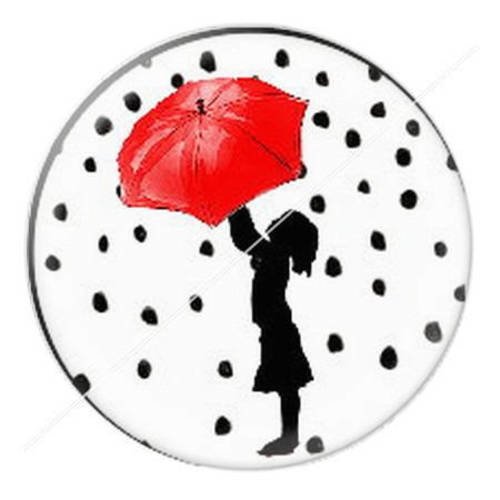 Cabochon résine a coller 25 mm un coin de parapluie 2 