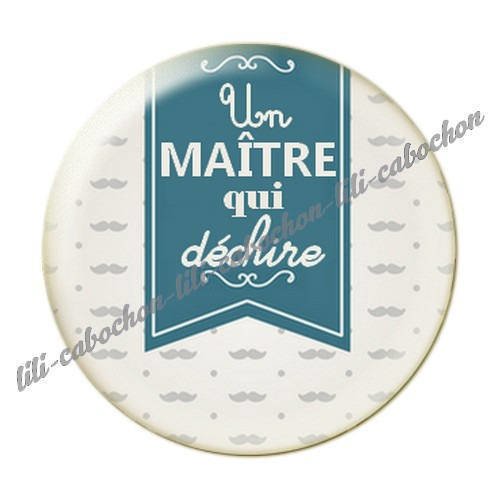 Cabochon résine a coller 25 mm maître i30 