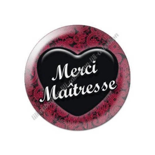 Cabochon résine a coller 25 mm maîtresse t34 