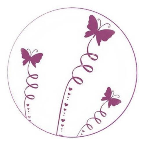 Cabochon résine a coller 25 mm papillon e10 