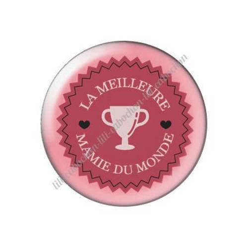 Cabochon résine a coller 25 mm  mamie m16 