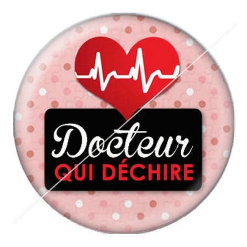 Cabochon résine a coller 25 mm pour docteur qui déchire 2 